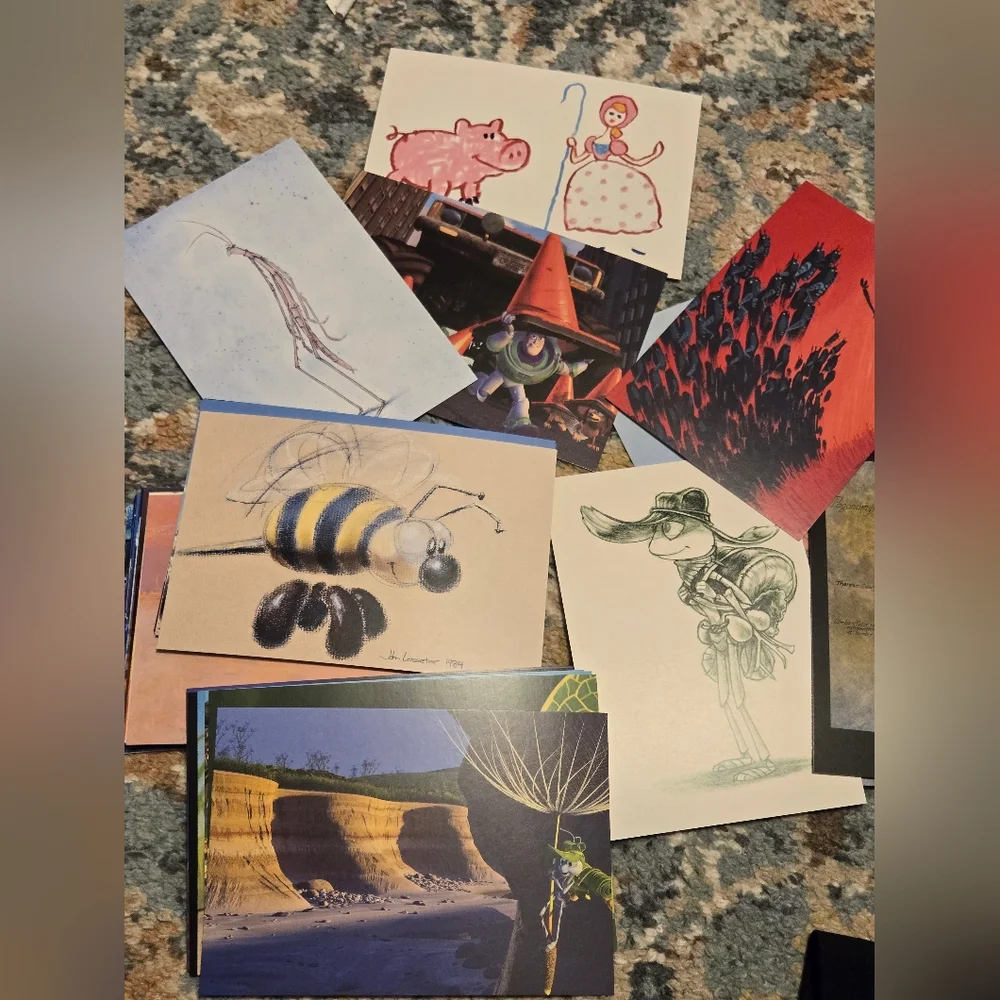Disney The Art of Pixar Postcards Collectible